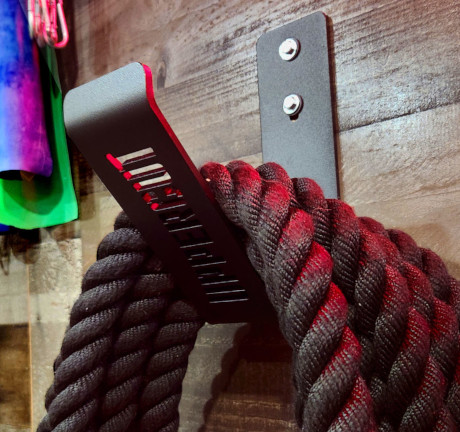 The Rope-a-Dope Battle Rope Hanger