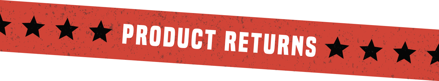 Returns banner with stars
